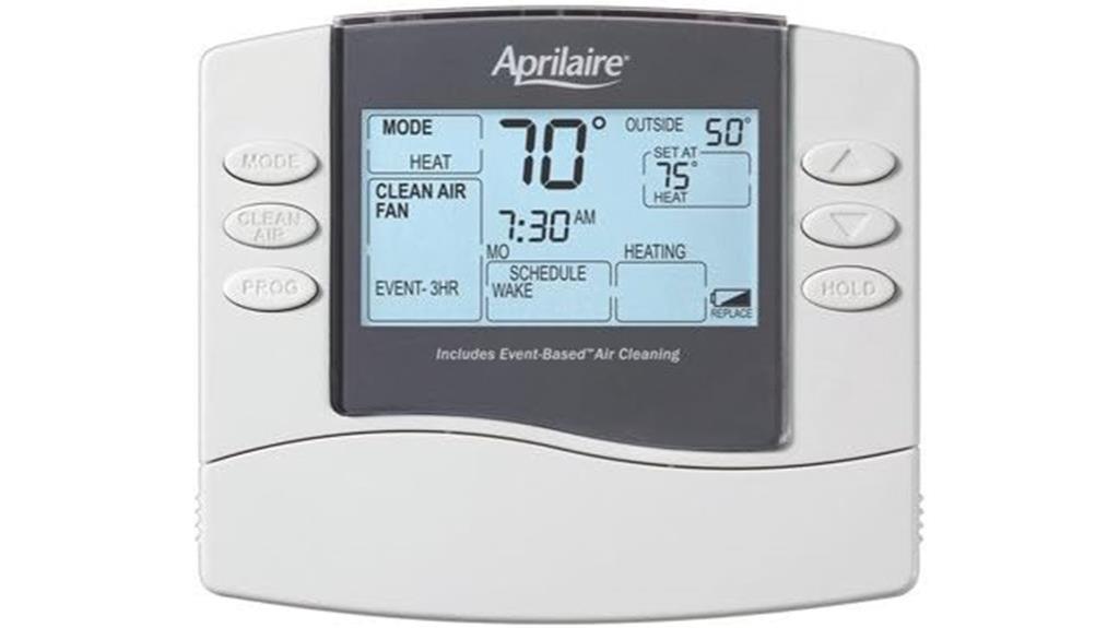 aprilaire 8476 thermostat details