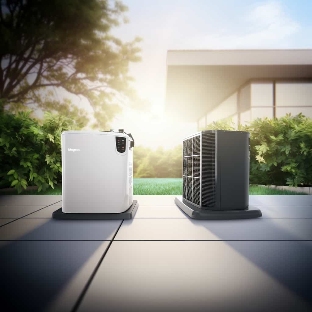 what does a heat pump look like
