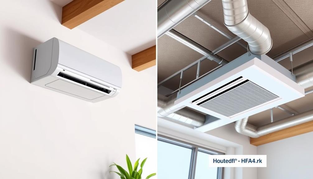 ductless versus ducted systems