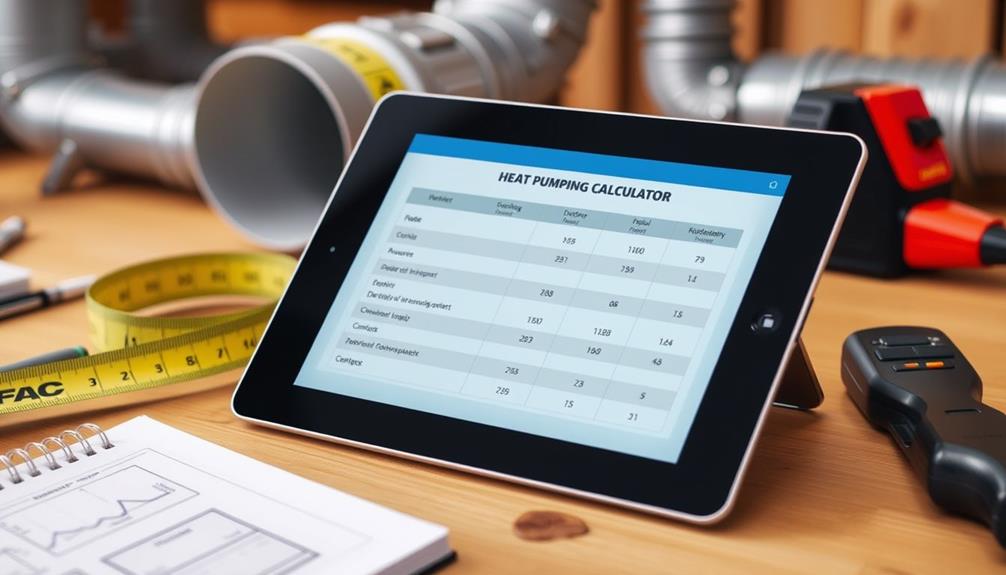 heat pump sizing tools