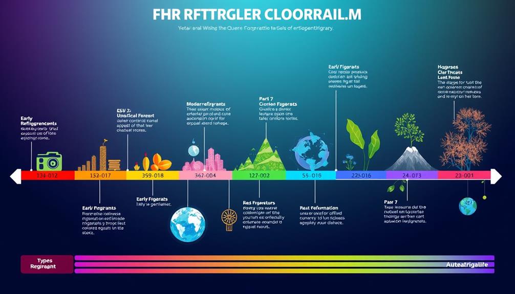 refrigerant types evolution timeline