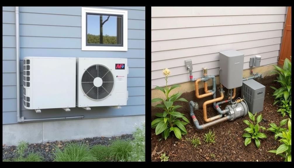 varieties of heat pumps