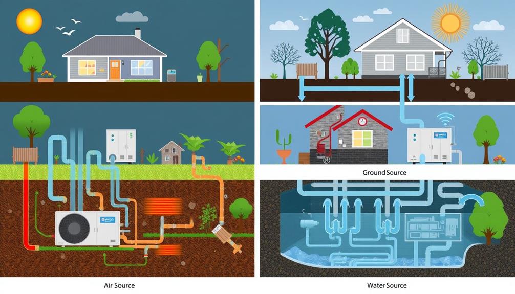 various heat pump types