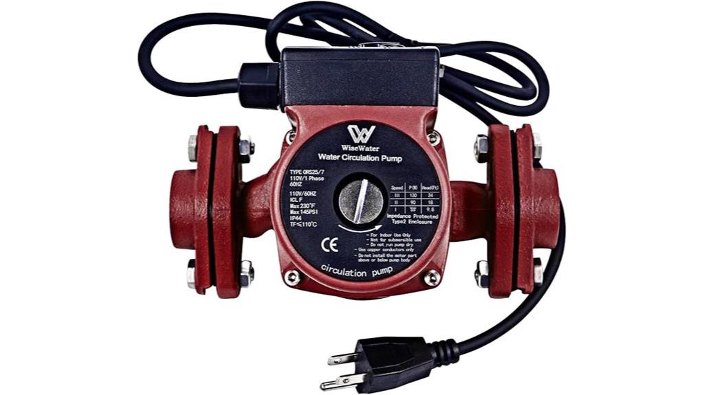 110v three speed circulation pump