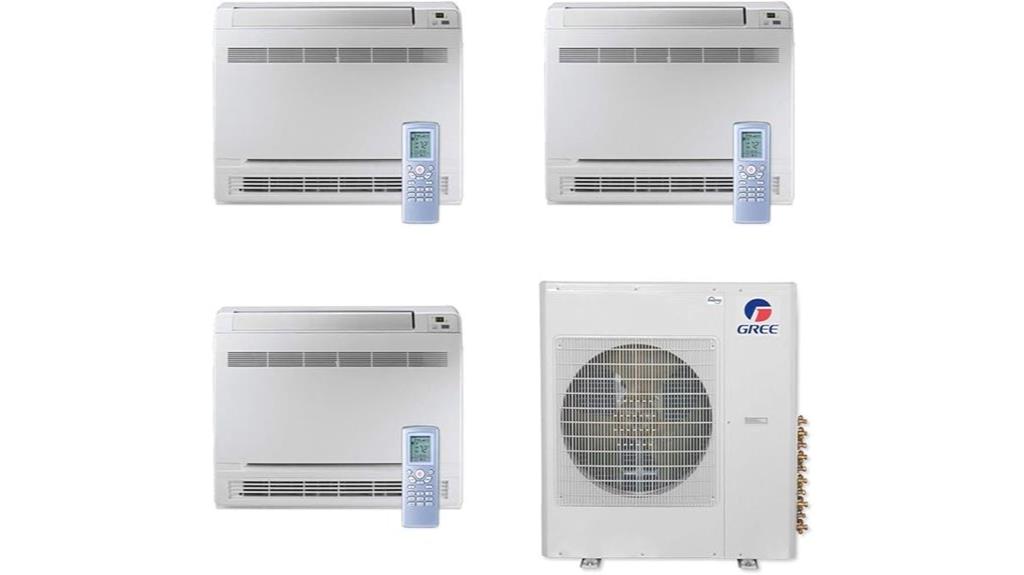 36 000 btu tri zone ac
