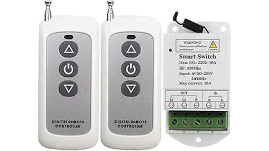 433mhz wireless light switch