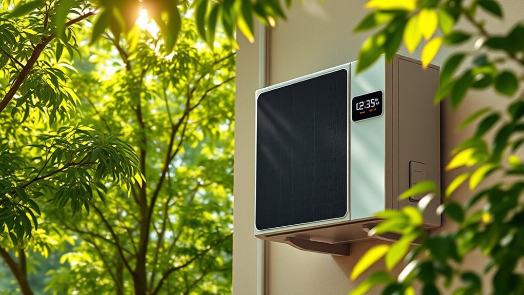 adjustable efficient heat pump operation