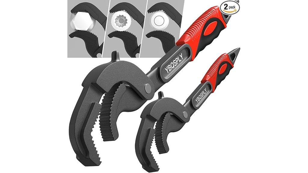 adjustable pipe wrench set