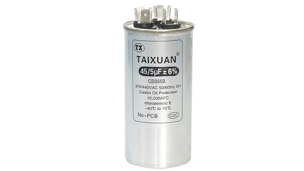 air conditioner capacitor specifications
