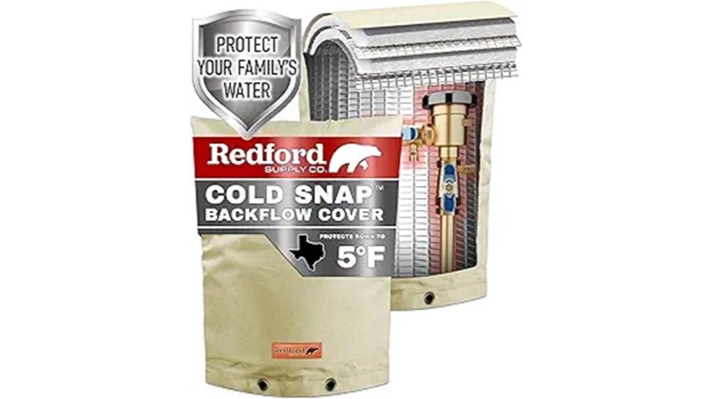 backflow preventer insulation cover