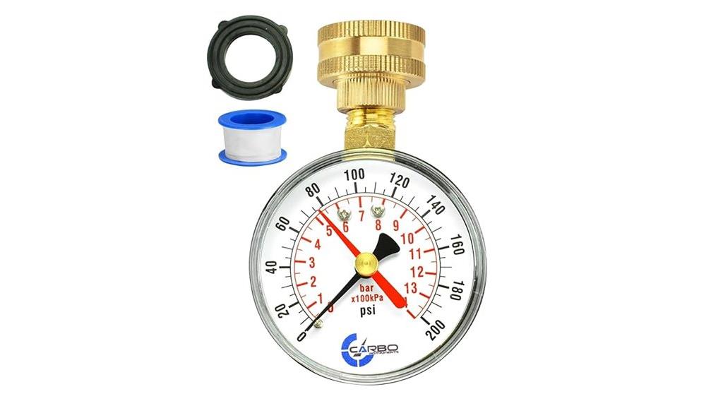 brass connector water gauge