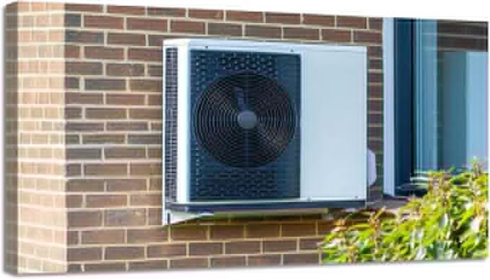canvas wall art heat pump