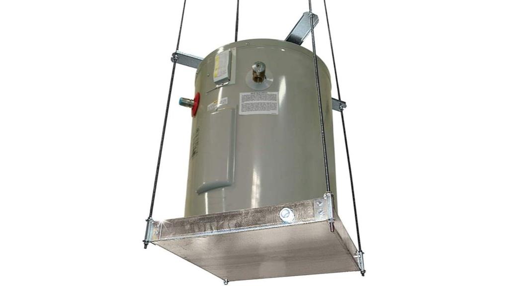 ceiling mounted water heater platform
