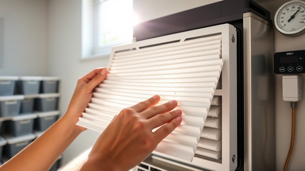 check and replace filters