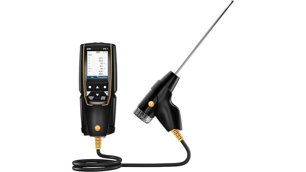 combustion analyzer with app