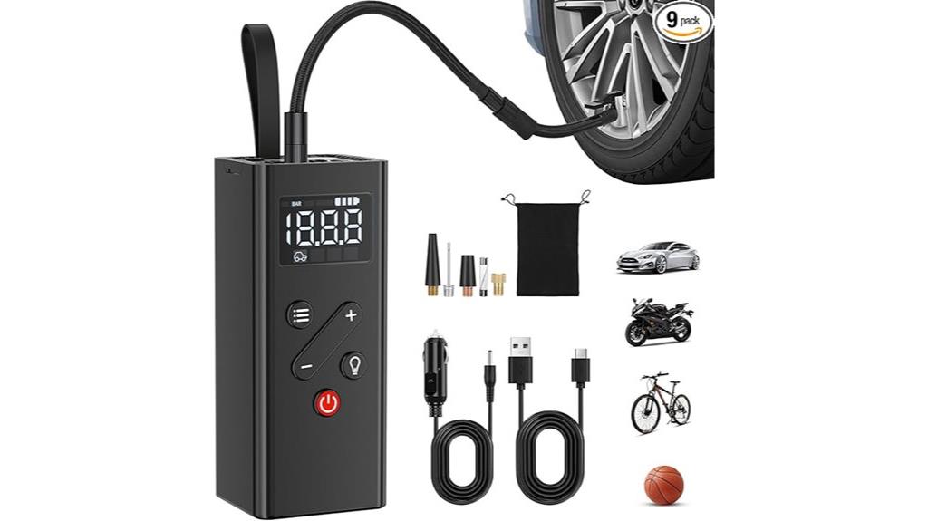 cordless digital tire inflator
