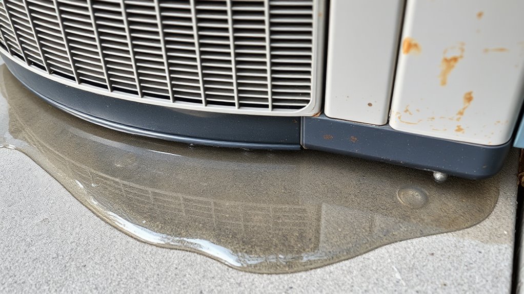 detecting leaks and water buildup