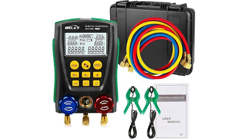 digital hvac gauge set