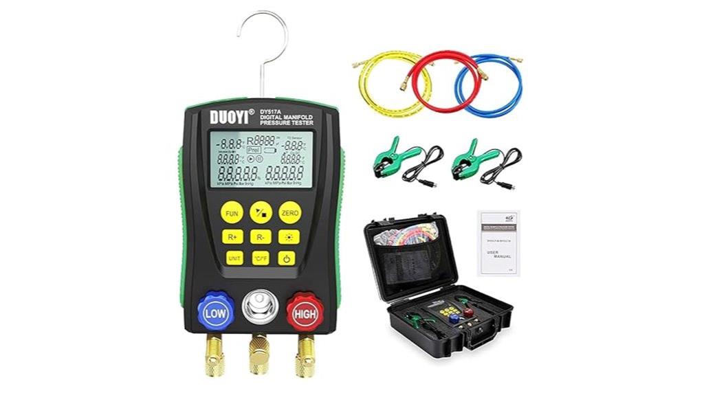 digital hvac refrigeration gauge