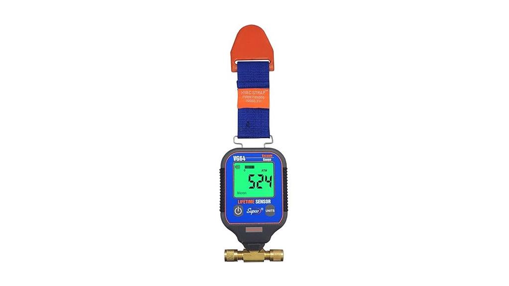 digital vacuum gauge display