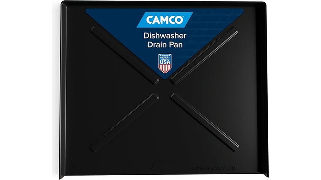 dishwasher drain pan dimensions