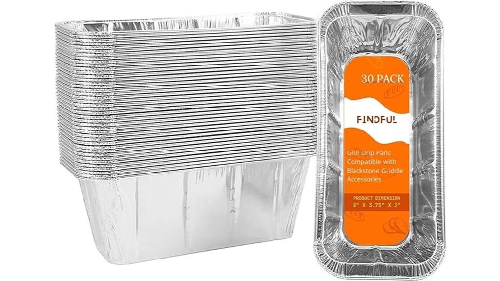 disposable aluminum drip pans