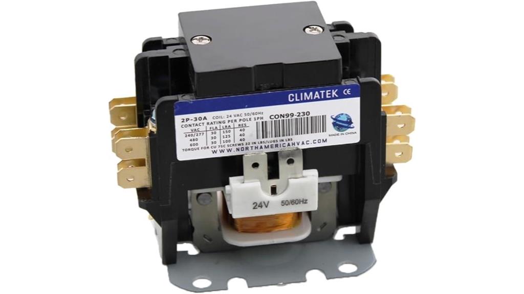 double pole 30 amp contactor