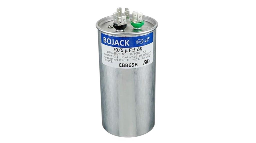 dual capacitor for ac