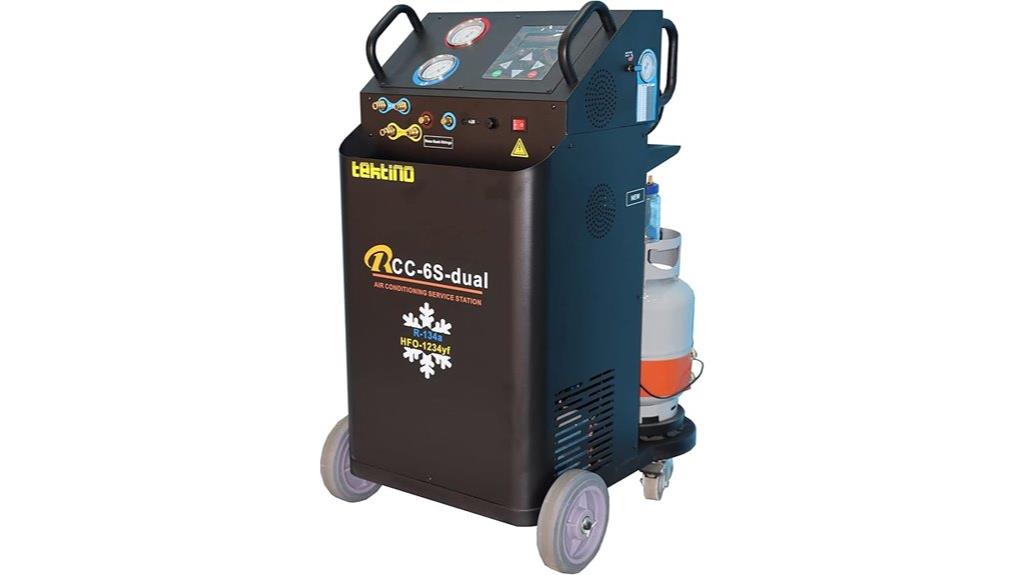 dual function refrigerant recovery machine
