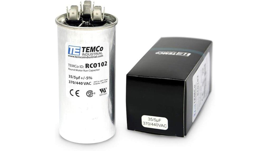dual run capacitor specifications