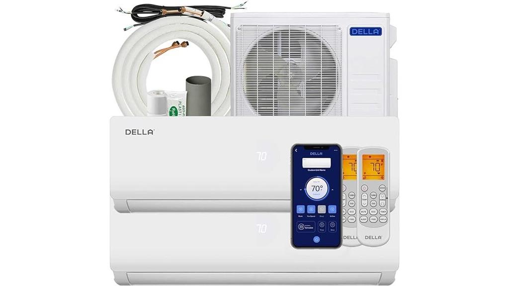 dual zone 18k btu air conditioner