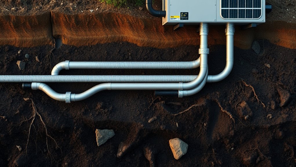 efficient underground heat exchange