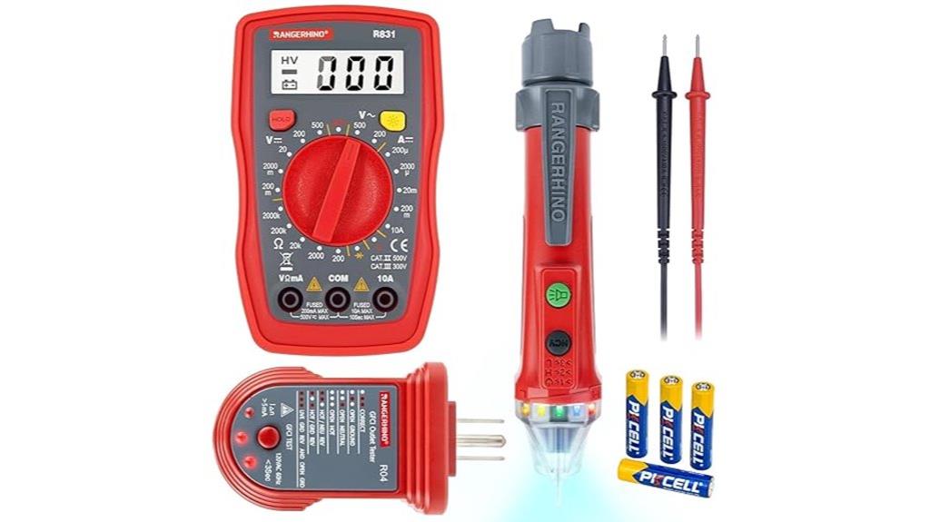 electrical testing tools set