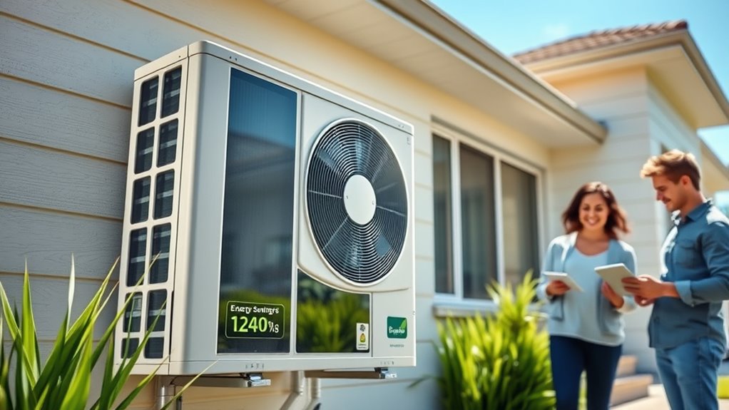 energy efficient heat pump savings