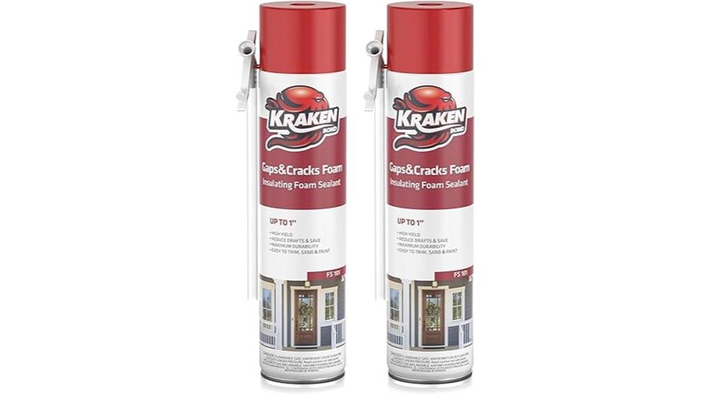 expanding foam sealant pack