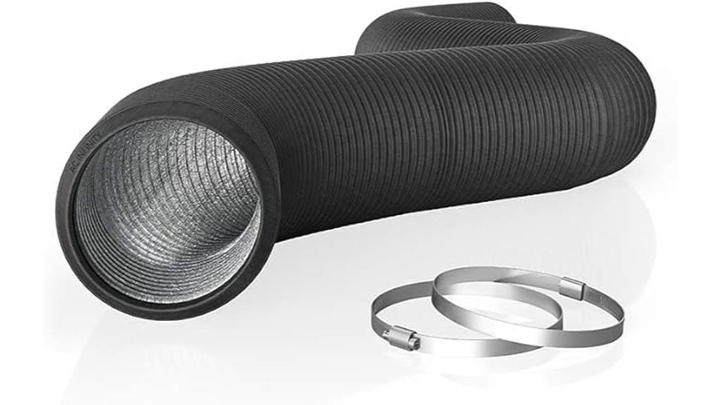 flexible 25 foot aluminum duct