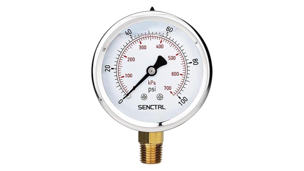 glycerin gauge 0 100 psi