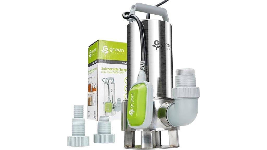 green 1 5hp submersible pump