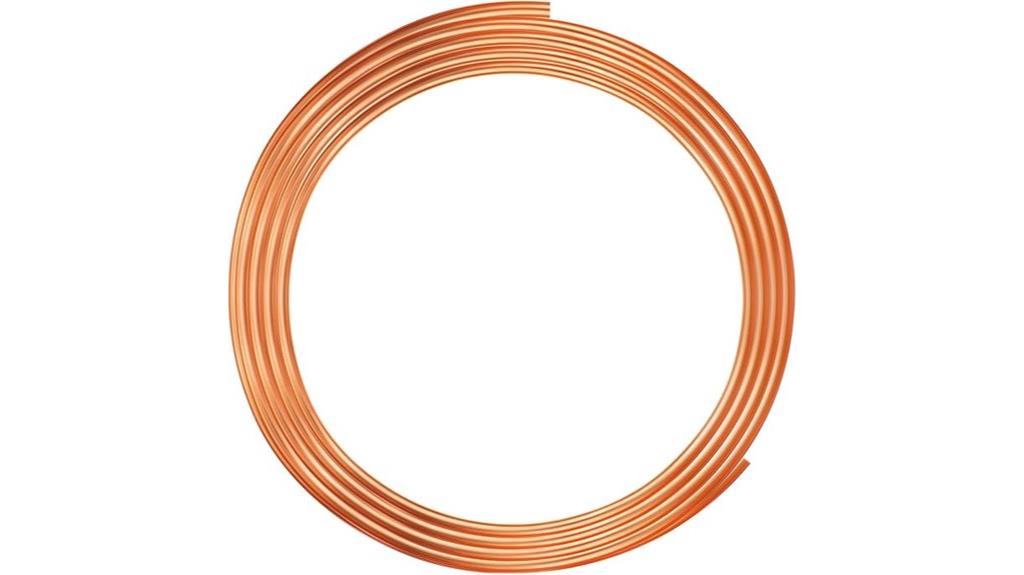 half inch od copper tubing
