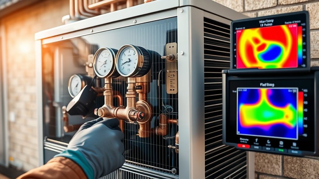 heat pump thermal monitoring