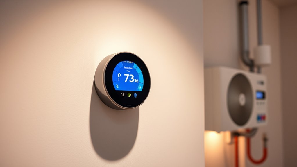 heat pump thermostat features