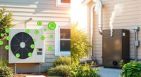 heat pump vs traditional costs