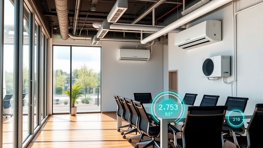 heat pumps for office cooling