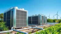 heat pumps in renewable district heating