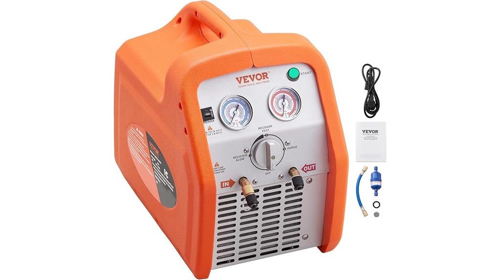heavy duty refrigerant recovery device