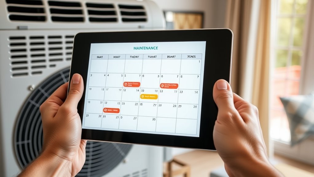 home heat pump maintenance schedule