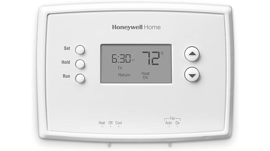 honeywell 1 week thermostat