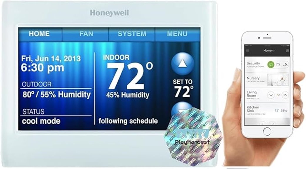 honeywell wi fi thermostat
