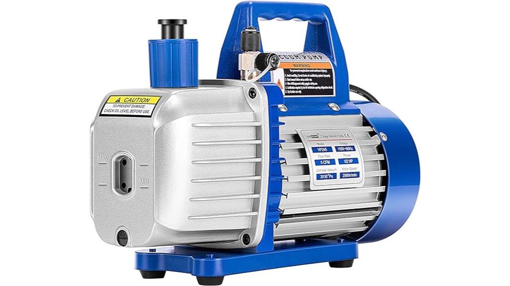 hvac vacuum pump specifications