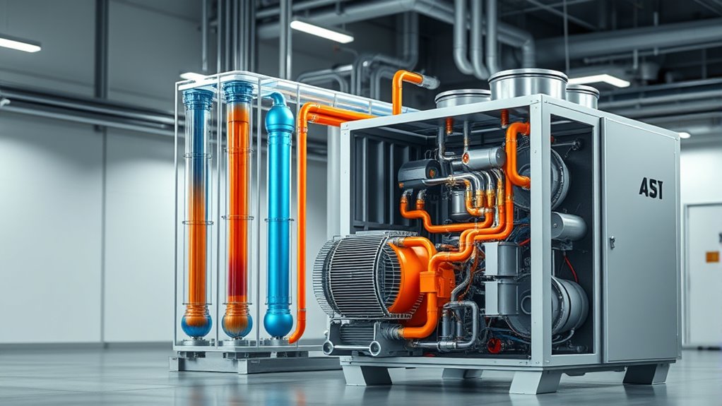 hybrid absorption vapor systems